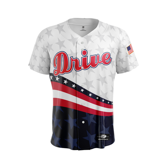Greenville Drive OT Sublimated Stars/Stripes Replica On Field Jersey