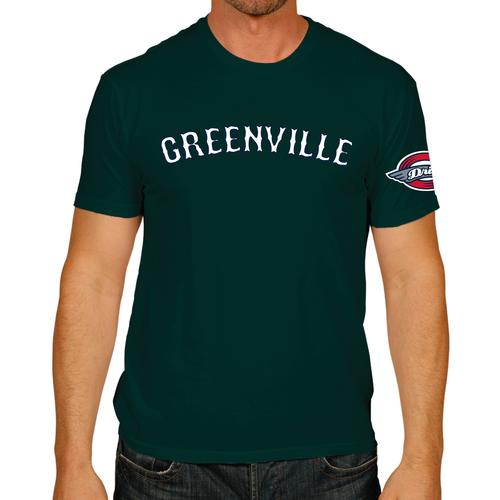 Greenville Drive Retro Brand Green Victory Greenville Tee