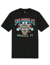 Amarillo Sod Poodles Black Game Sugar Skull Tee