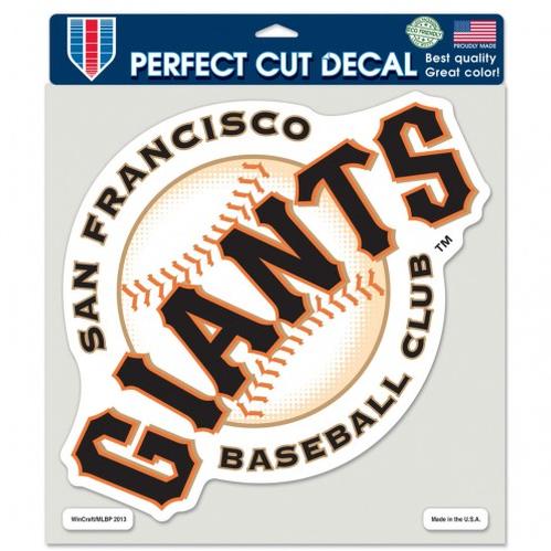 DECAL 8X8 SF GIANTS, SACRAMENTO RIVER CATS