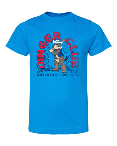 Amarillo Sod Poodles Youth Royal Dinger Club Tee