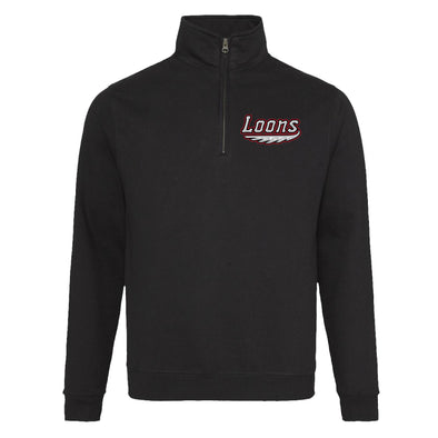 Great Lakes Loons Bimm Ridder Black 1/4 Zip