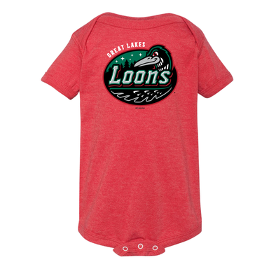 Great Lakes Loons Red Primary Infant Bodysuit