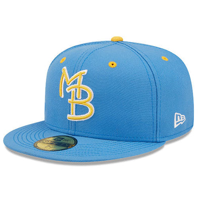 MYRTLE BEACH PELICANS NEW ERA 59FIFTY ON FIELD GAME CAP