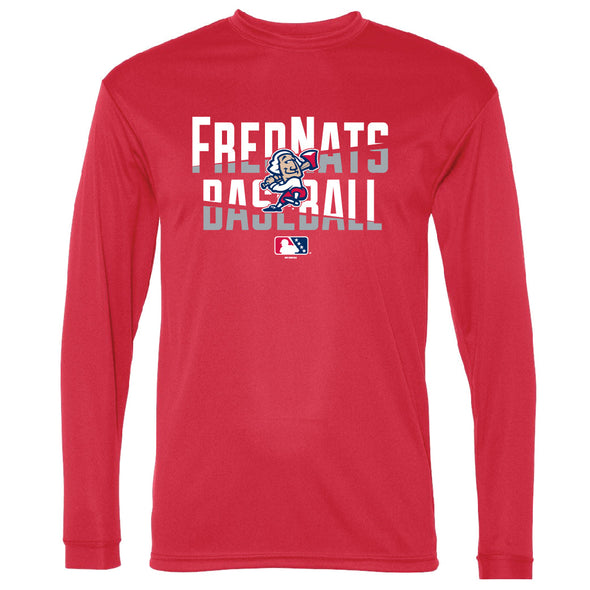 FredNats Red Performance Long Sleeve