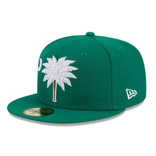 Myrtle Beach Pelicans New Era Kelly Green 59Fifty Palmetto State Cap