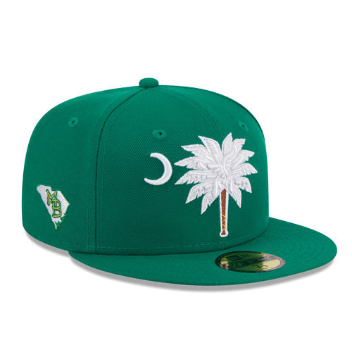 Myrtle Beach Pelicans New Era Kelly Green 59Fifty Palmetto State Cap