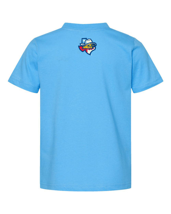 Amarillo Sod Poodles Toddler Blue Dig This Town Tee
