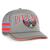 Myrtle Beach Pelicans 47 Brand Gray Pelicanos de Myrtle Beach Copa Sideband Trucker Cap