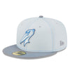 Myrtle Beach Pelicans New Era Gray Pop 59Fifty Cap