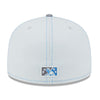 Myrtle Beach Pelicans New Era Gray Pop 59Fifty Cap