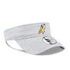 Myrtle Beach Pelicans New Era Heathered Gray Performance Visor