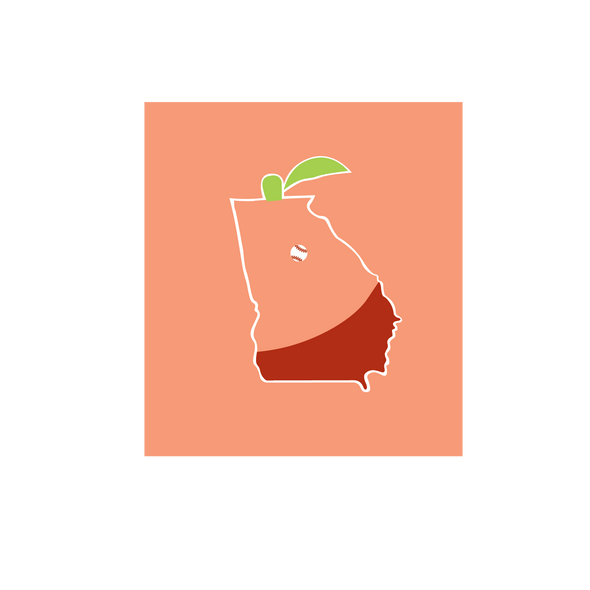 Gwinnett Stripers OT Sports Replica Georgia Peaches Jersey