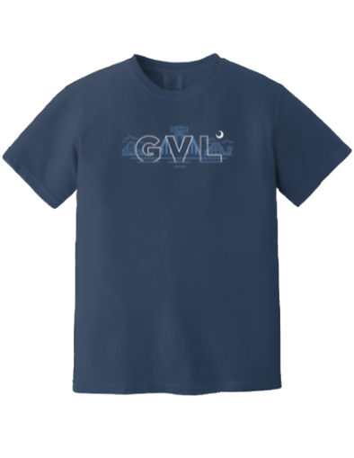 Greenville Drive Blue Comfort Colors GVL Tee