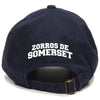 Somerset Patriots Adult Washed Cotton Twill Zorros de Somerset Z Tail Slide Buckle Tuck Strap Cap