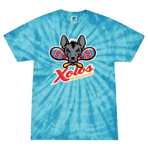 Gwinnett Stripers Bimm Ridder Xolo Spiral Tie-Dye Tee