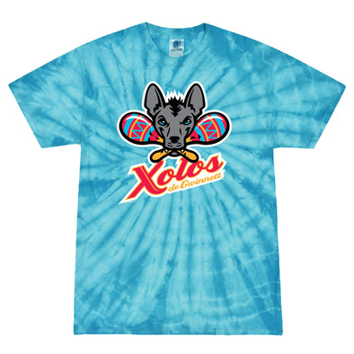 Gwinnett Stripers Bimm Ridder Xolo Spiral Tie-Dye Tee