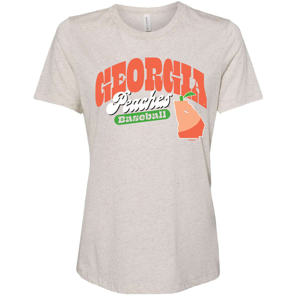 Gwinnett Stripers Bimm Ridder Womens Vidalia Peaches Tee