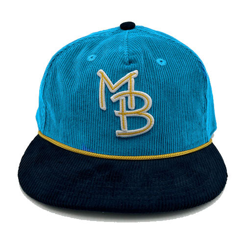 Myrtle Beach Pelicans Official League Game Corduroy Adjustable Cap