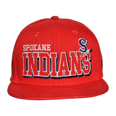 Spokane Indians New Era 9FIFTY Game Day Red Snapback Cap