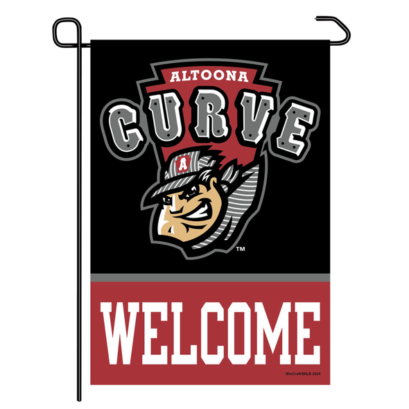 Altoona Curve Garden Flag - Welcome