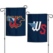 Wichita Wind Surge Navy Two-Sided Garden Flag