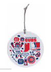 South Bend Cubs Holiday Ornament by Julia Gash