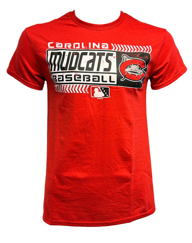 Carolina Mudcats Genesis Red Tee