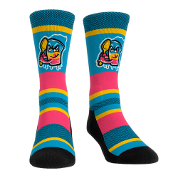 Jacksonville Jumbo Shrimp Rock Em' Socks Honey Drippers Tech Stripe Socks