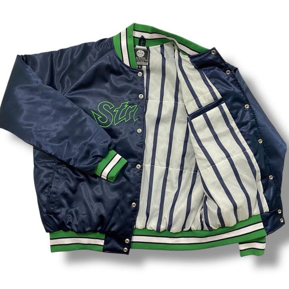 Gwinnett Stripers Official League Satin Bomber Jacket