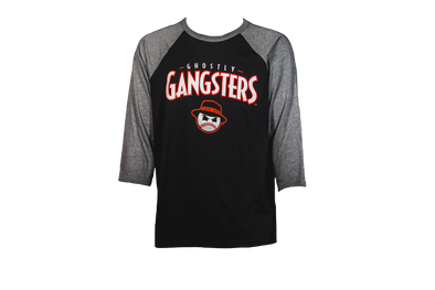 Saints Ghostly Gangsters Raglan Baseball 3/4 T