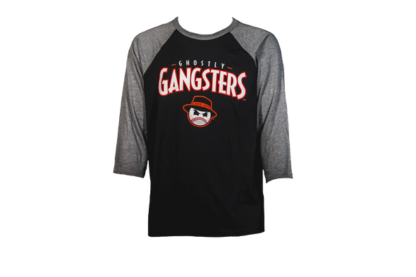 Saints Ghostly Gangsters Raglan Baseball 3/4 T