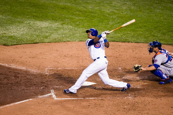 South Bend Cubs Glass Panel Starlin Castro 53''w x 34''h