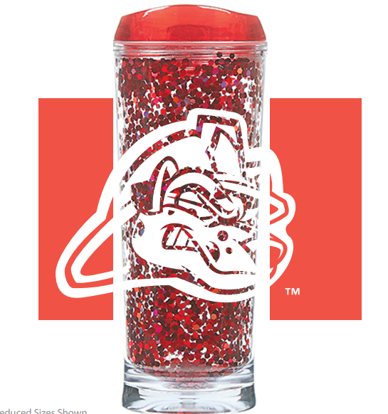 Peoria Chiefs Glitter Tumbler