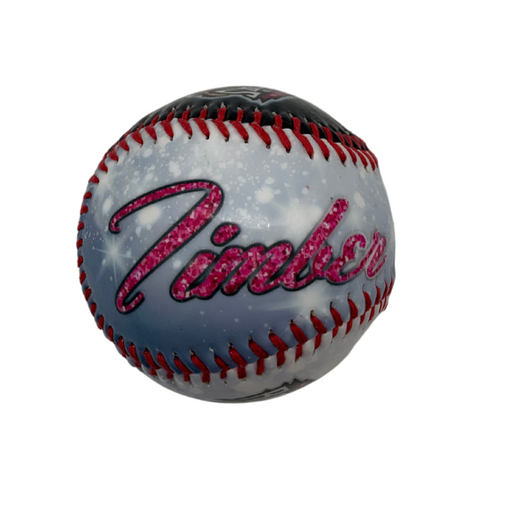 Wisconsin Timber Rattlers Glitter Baseball