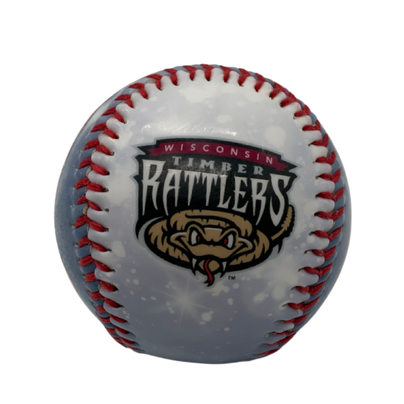 Wisconsin Timber Rattlers Glitter Baseball