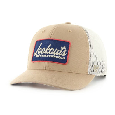 Chattanooga Lookouts Khaki Glory Daze '47 Trucker