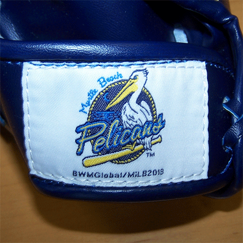 Myrtle Beach Pelicans BWM Fielding Glove Left-Handed Thrower