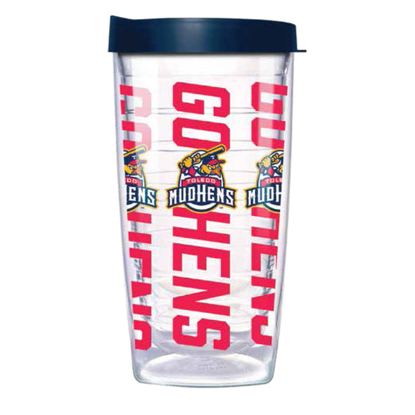 Toledo Mud Hens Go Hens Double Walled Tumbler