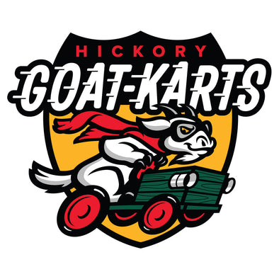 Hickory Crawdads Hickory Goat-Karts Sticker