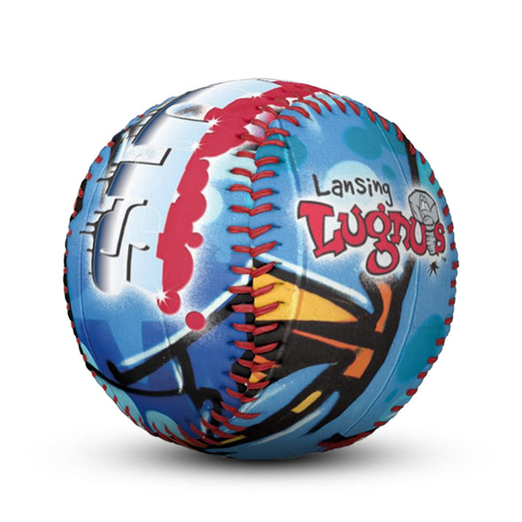 Lansing Lugnuts Graffiti Baseball