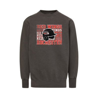 Rochester Red Wings Retro Gray Crew