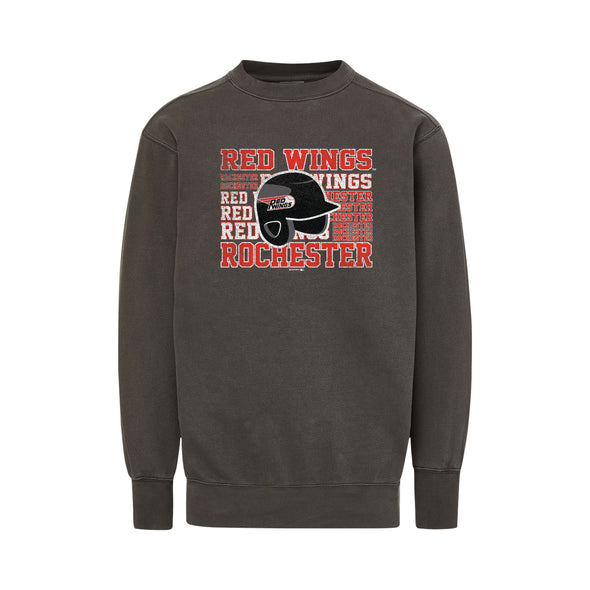 Rochester Red Wings Retro Gray Crew