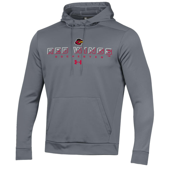 Rochester Red Wings Gray Tech Hoodie