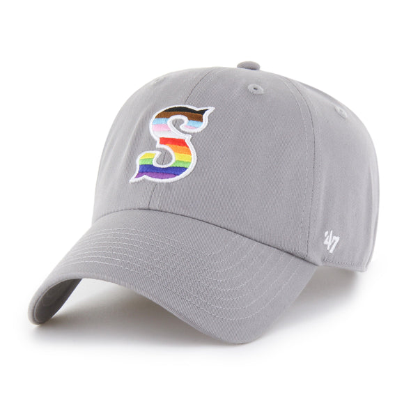 Syracuse Mets '47 Gray Pride Clean Up Adj. Cap
