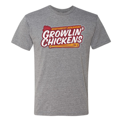 Growlin Chickens Primary Logo Vintage Tee