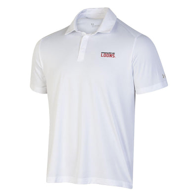 Great Lakes Loons Under Armour White Tech Polo