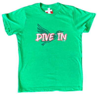 Great Lakes Loons Bimm Ridder Green "Dive In" Tee - Youth
