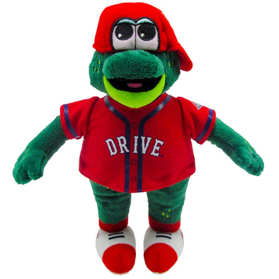 Greenville Drive Mascot Factory Plush Reedy in Red Jersey