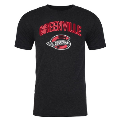 Greenville Drive 108 Stitches Men's Black Neon Tee